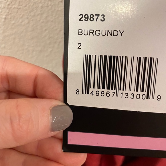 La Femme Shiny Jersey Trumpet Gown - Picture 4 of 6